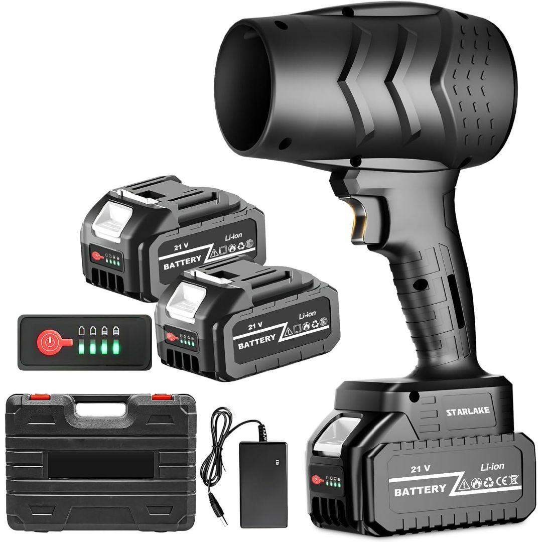 新品未使用❤️ブロワー 洗車 残量表示 大容量バッテリー3000mAh ブロワー 洗車 ブロワー 充電式 残量表示 3000mAh大容量