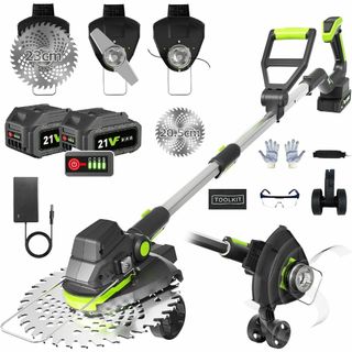 充電式草刈り機 独自の草巻き防止構造 2025年新登場 1台3役 草刈り・縁刈り(工具/メンテナンス)