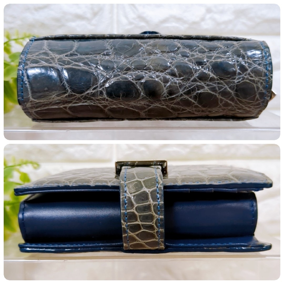 ワールド オンラインストア 濱野皮革工藝/HAMANO - 傳濱野 HAMANO シャインクロコダイル 二 小物
