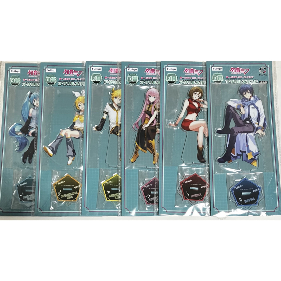初音ミク ぬーどるストッパーフィギュア アクリルスタンド 6人セット エンタメ/ホビーのおもちゃ/ぬいぐるみ(キャラクターグッズ)の商品写真