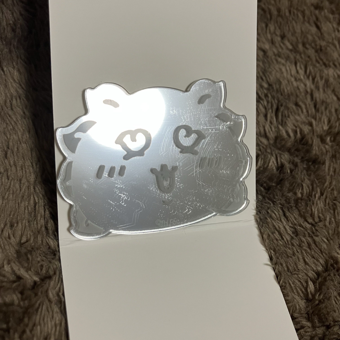 ちいかわ(チイカワ)のちいかわ 東京みやげ おかおミラーステッカー シーサー エンタメ/ホビーのおもちゃ/ぬいぐるみ(キャラクターグッズ)の商品写真
