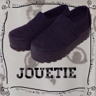 ジュエティ(jouetie)のjouetieノベルティ厚底スリッポン☆(スニーカー)
