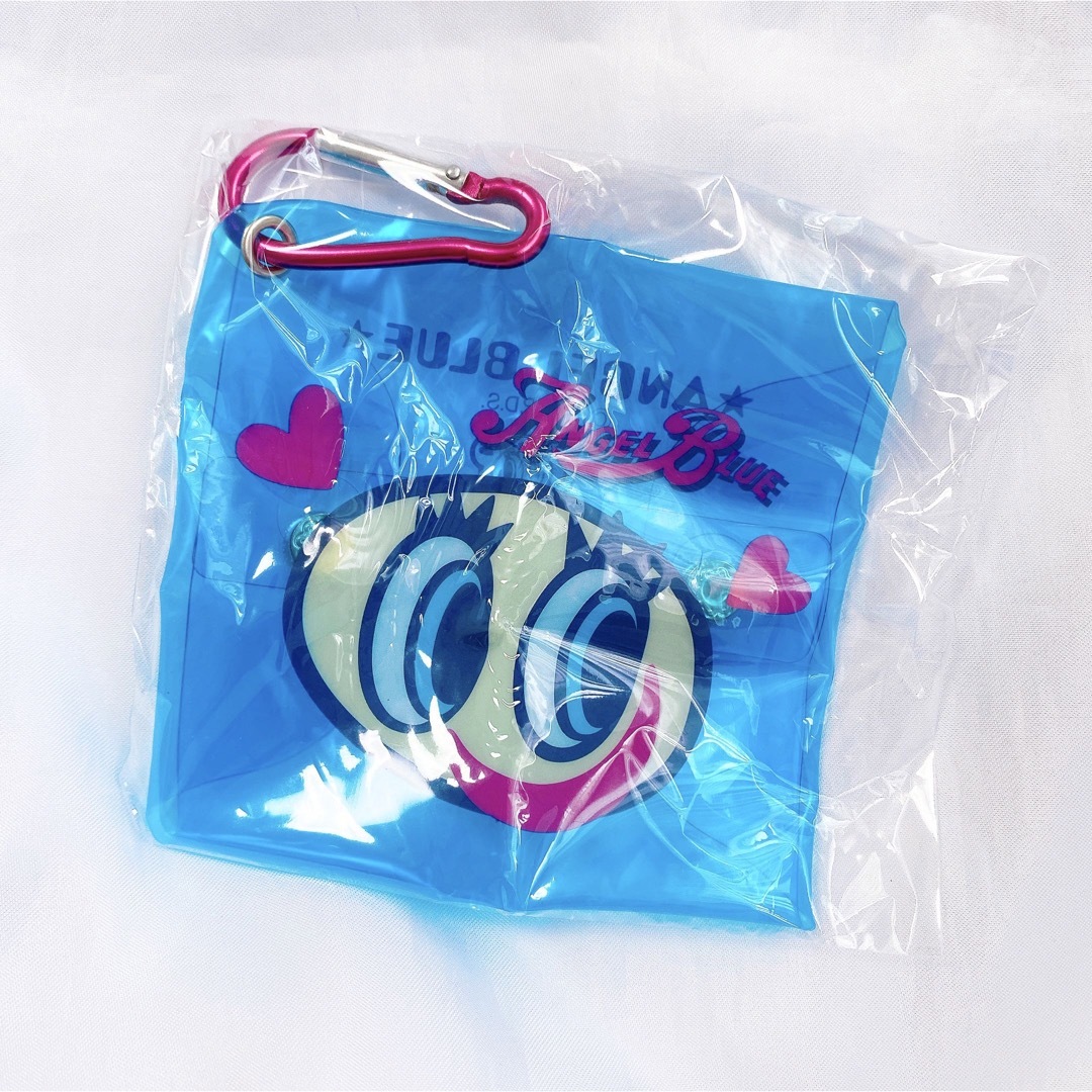 angelblue(エンジェルブルー)のANGEL BLUE カラビナつきクリアポーチ エンジェルブルー ガチャ 中村 エンタメ/ホビーのおもちゃ/ぬいぐるみ(キャラクターグッズ)の商品写真