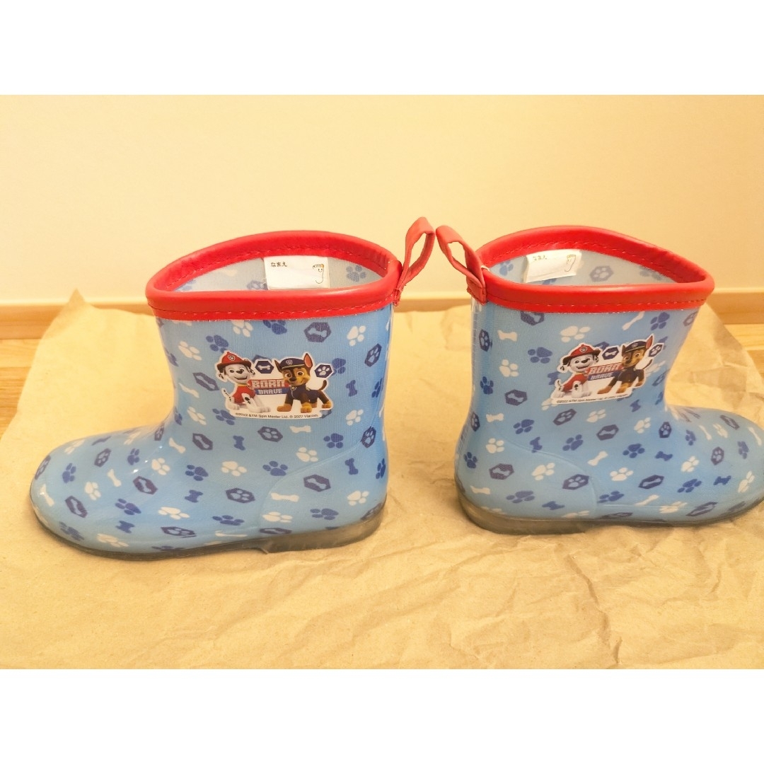 【使用頻度少】スケーター パウ・パトロール レインブーツ 18cm キッズ/ベビー/マタニティのキッズ靴/シューズ(15cm~)(長靴/レインシューズ)の商品写真