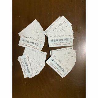 京急 株主優待乗車証 ６１枚セット(鉄道乗車券)
