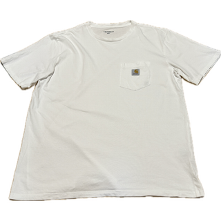カーハート WIP ポケット Tシャツ XXLサイズ White 白