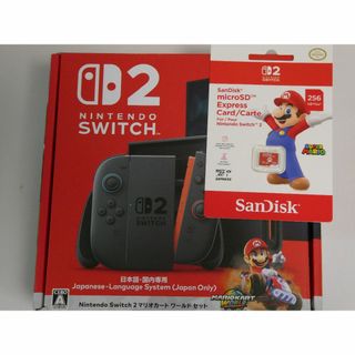 ニンテンドウ(任天堂)のSwitch 2 マリオカートワールドセット + SanDisk microSD(家庭用ゲーム機本体)