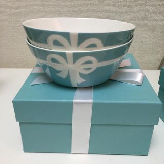 ティファニー(Tiffany & Co.)の新品♡未開封 ティファニー ブルーボックス ボウル 食器 ペア(食器)