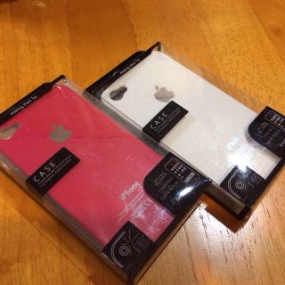 ピンク ホワイト＊iPhone4sケース(モバイルケース/カバー)