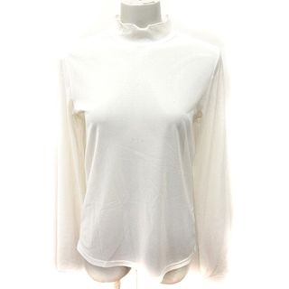 アズールバイマウジー(AZUL by moussy)のアズールバイマウジー カットソー ハイネック 長袖 F ベージュ /RT(カットソー(長袖/七分))