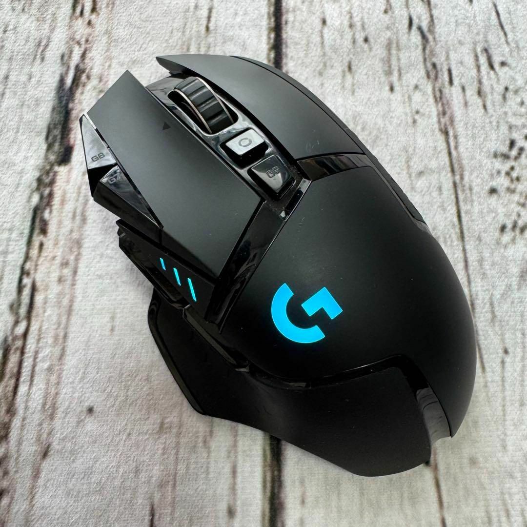 通販 ロジクール 専用ケース付 美品 G502 Wireless Lightspeed マウス・トラックボール