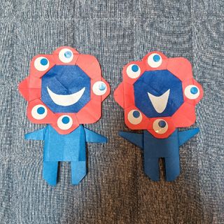 折り紙ハンドメイド　ミャクミャク(その他)