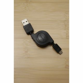 エレコム(ELECOM)の【ELECOM】マイクロUSBケーブル microUSB 巻き取り 0.8m(その他)