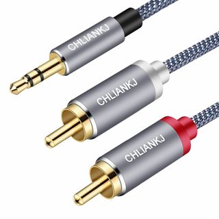 CHLIANKJ 3.5mm ステレオミニプラグ to 2RCA 変換 ステレオ(その他)