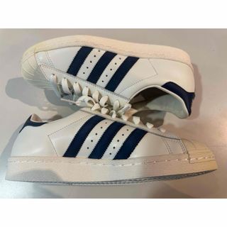 アディダス(adidas)のadidas スーパースター VINTAGE DX 白×紺 US6.5 新品(スニーカー)