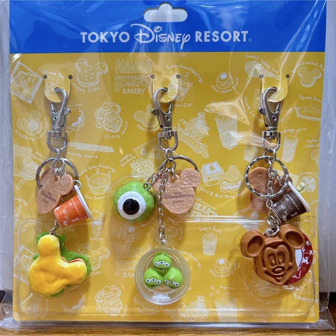Disney(ディズニー)のディズニーリゾート パークフードミニチュアキーチェーン マスコット キーホルダー エンタメ/ホビーのおもちゃ/ぬいぐるみ(キャラクターグッズ)の商品写真