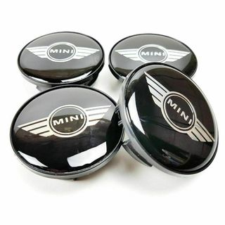 ミニ(ミニ)のMINI ミニ ミニクーパー センターキャップ 54mm ブラック ウィング 翼(車外アクセサリ)