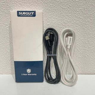 【新品】 TypeC TypeC 充電コード 1m 2本セット データ 転送(バッテリー/充電器)