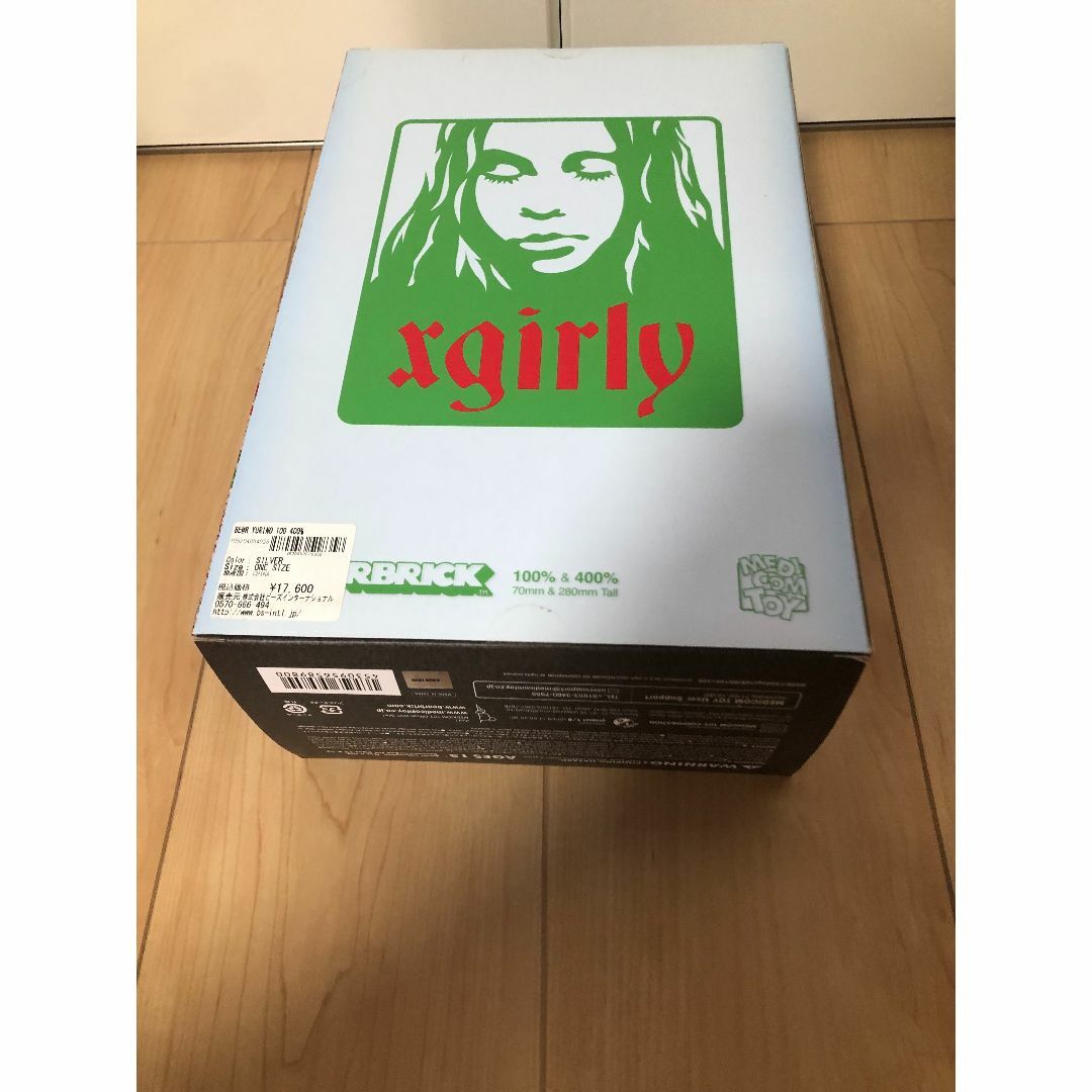 BE@RBRICK(ベアブリック)のBE@RBRICK X-girl×YURINO100％&400％ エンタメ/ホビーのフィギュア(その他)の商品写真