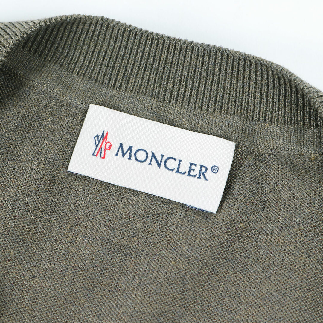 モンクレール ロゴタグ タートルネック ニット カーキ セーター S 美品 希少 MONCLER - 【美品】MONCLER モンクレール ニット サイズ:M