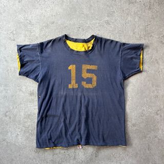 VINTAGE - 60s southern athletic リバーシブルtシャツ USA製 L