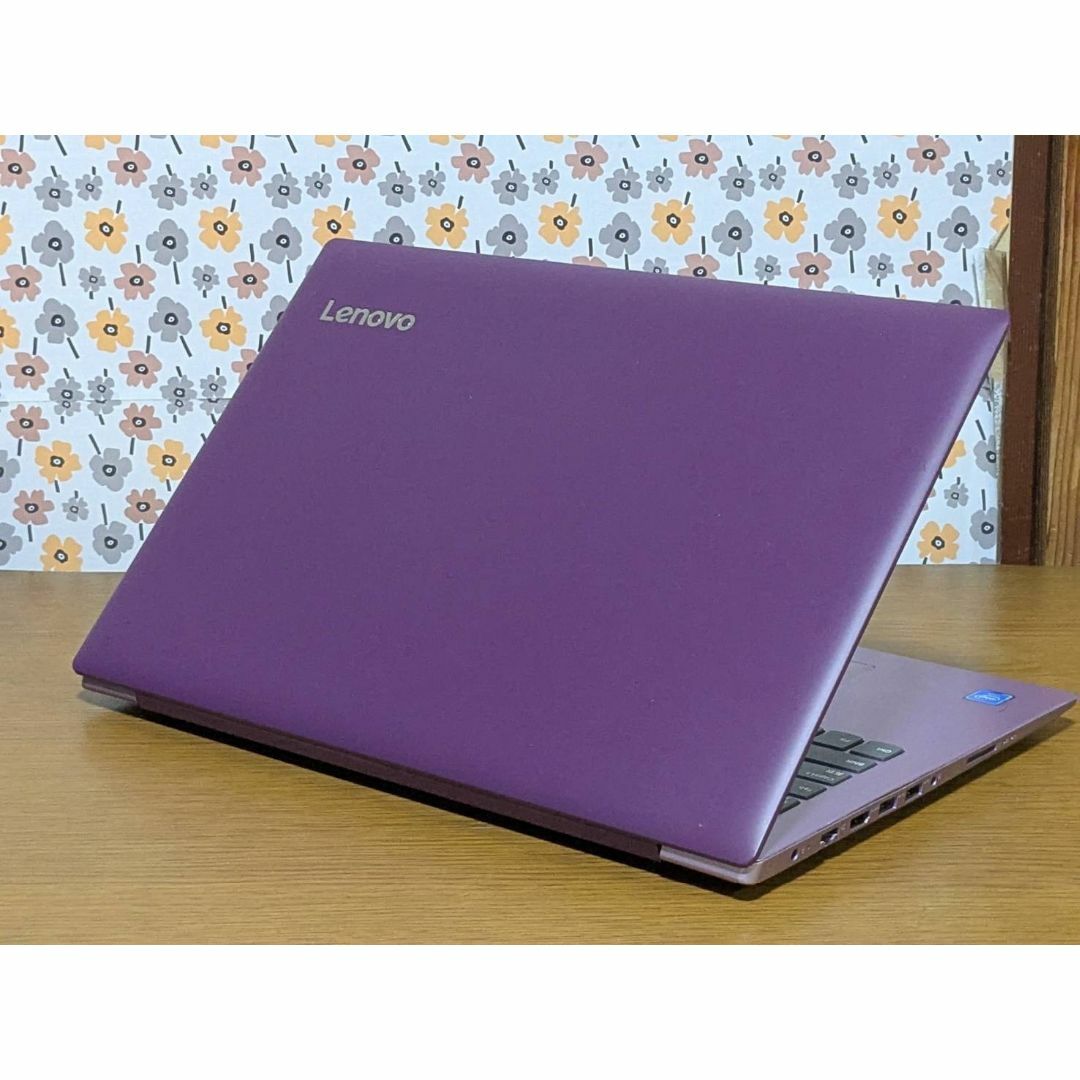 Lenovo(レノボ)のLenovo ideapad320　美品紫　SSD WIN11 Office スマホ/家電/カメラのPC/タブレット(ノートPC)の商品写真