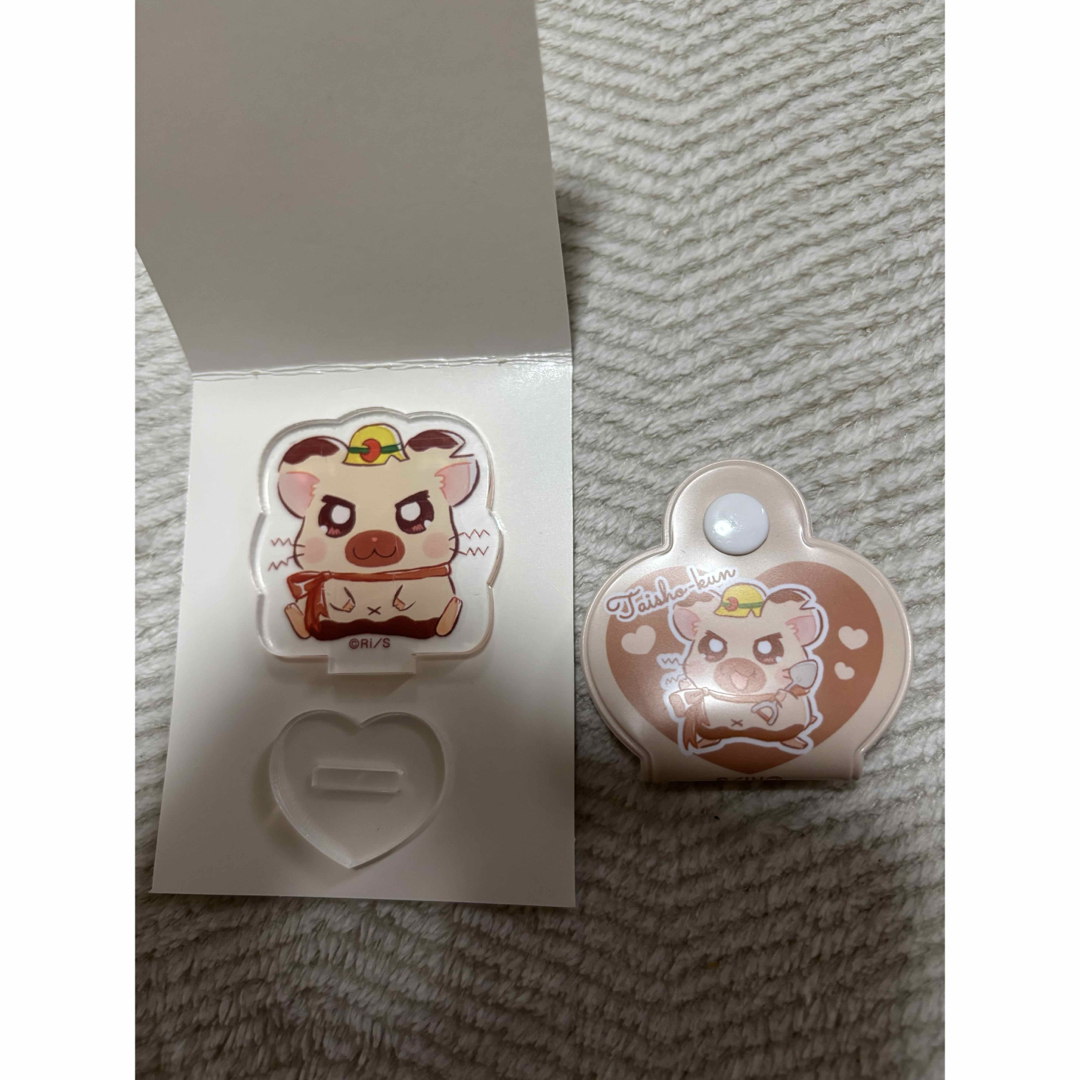 Seria(セリア)のとっとこハム太郎 seria ダイソー タイショーくん2点 エンタメ/ホビーのおもちゃ/ぬいぐるみ(キャラクターグッズ)の商品写真