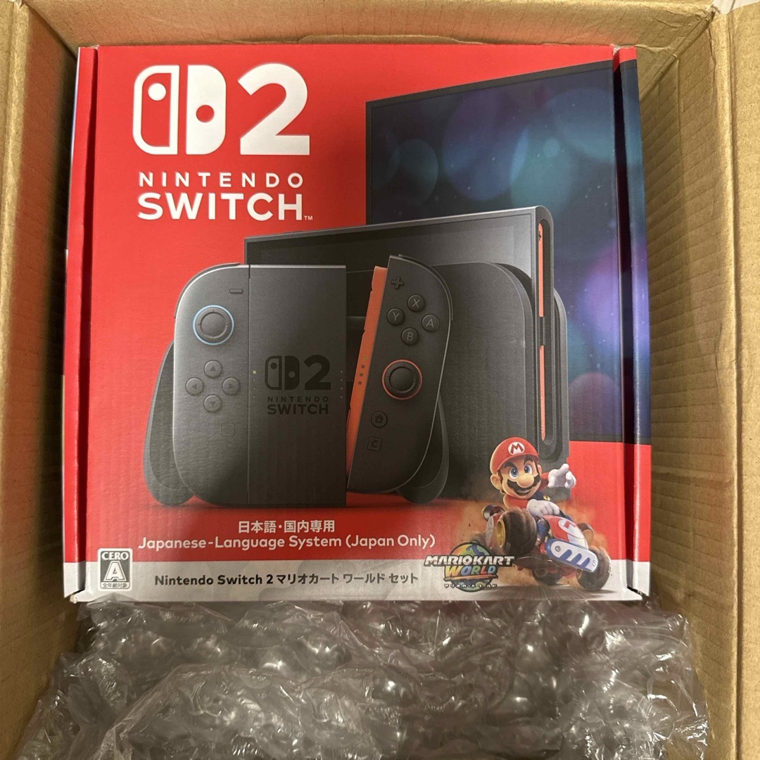 Nintendo Switch 2 マリオカートワールドセット(日本語・国内) エンタメ/ホビーのゲームソフト/ゲーム機本体(家庭用ゲーム機本体)の商品写真