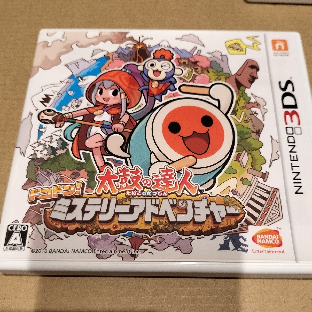ニンテンドー3DS(ニンテンドー3DS)の太鼓の達人 ドコドン! ミステリーアドベンチャー ニンテンドー3DSソフト エンタメ/ホビーのゲームソフト/ゲーム機本体(携帯用ゲームソフト)の商品写真