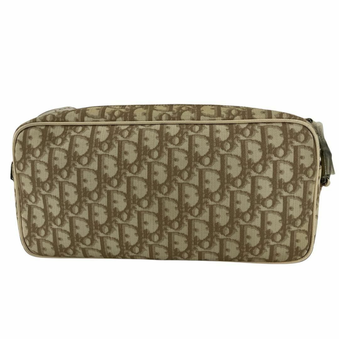 良品 Dior ディオール ショルダーバッグ トロッター 花柄刺繍 ベージュ