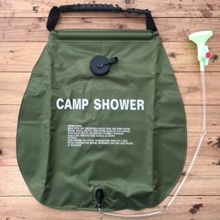 シャワー　ウォーターバッグ　20ℓ　アウトドア　キャンプ　海　プール　ホース