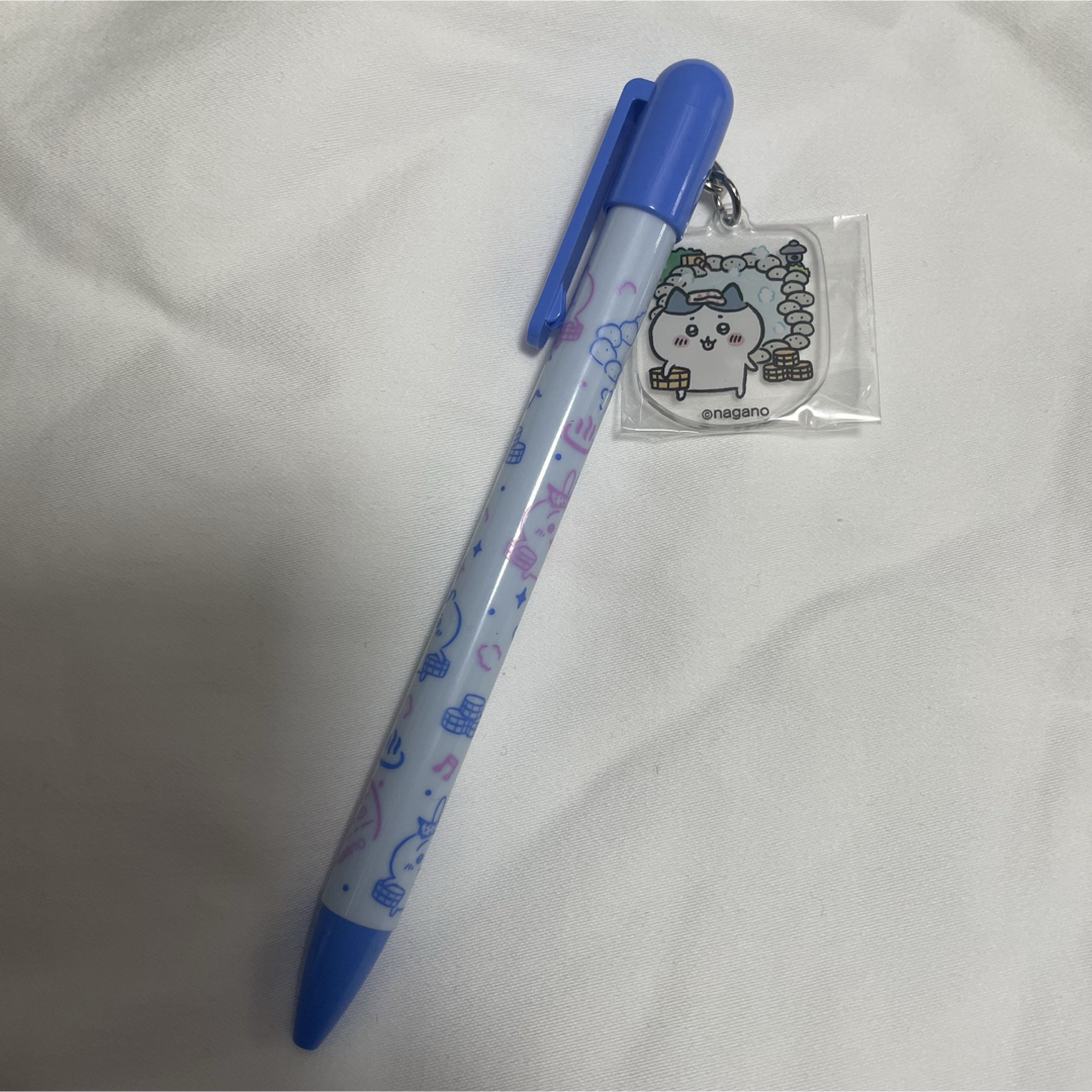 ちいかわ(チイカワ)のちいかわ ハチワレ ご当地 温泉地 限定 ボールペン ナガノ うさぎ モモンガ エンタメ/ホビーのおもちゃ/ぬいぐるみ(キャラクターグッズ)の商品写真