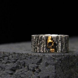 【新品未使用品】リング　指輪　スカル　ヴィンテージ　パンク(リング(指輪))