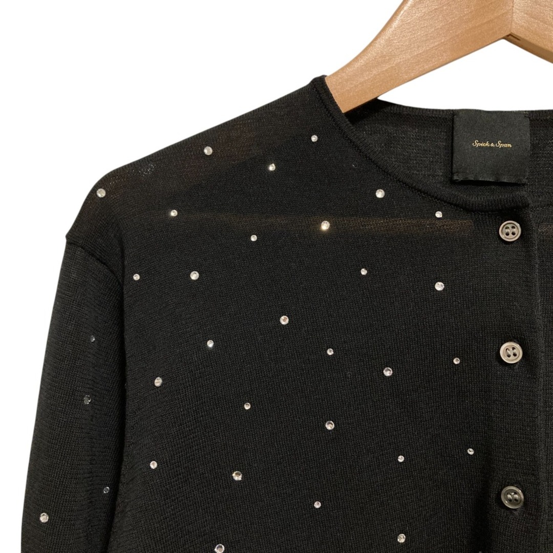 Spick＆span☆ビジューニットショートカーディガン新品未使用
