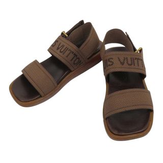 ルイヴィトン(LOUIS VUITTON)のルイヴィトン ビーチサンダル レディース ブラウン LOUIS VUITTON 【中古】 【アパレル・小物】(サンダル)