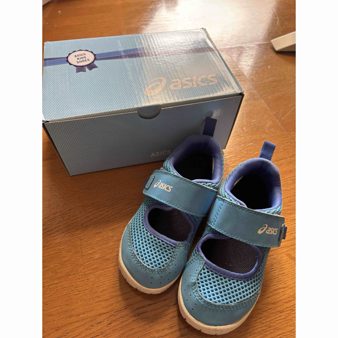 SUKUSUKU（asics）(スクスク)のasics スクスク アシックス　サンダル　15.5 キッズ/ベビー/マタニティのキッズ靴/シューズ(15cm~)(サンダル)の商品写真