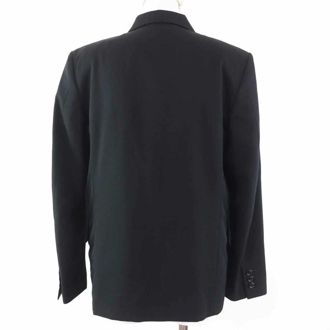 COMME des GARCONS(コムデギャルソン)の極美品◎COMME des GARCONS コムデギャルソン 2023年製 GM-J001 ウール 裏地マルチ 総柄 リボンモチーフ付き ジャケット ブラック S 日本製 正規品 レディース レディースのジャケット/アウター(その他)の商品写真