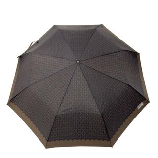 ジャンフランコフェレ(Gianfranco FERRE)のGIANFRANCO FERRE(ジャンフランコフェレ) 折りたたみ傘 - ダークブラウン×ブルー×マルチ(傘)