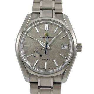【Grand Seiko】グランドセイコー ヘリテージコレクション SBGA445 9R65-0DG0 腕時計
 チタン メンズ 二十四節気シリーズ 大雪 深雪 マスターショップ限定 9Rスプリングドライブ(腕時計(アナログ))
