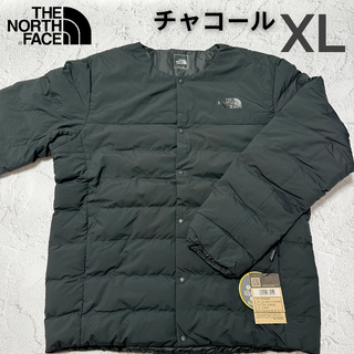 ザノースフェイス(THE NORTH FACE)の新品　ノースフェイス 　XL　チャコール　ダウン アウター LEWES ルイス(ダウンジャケット)