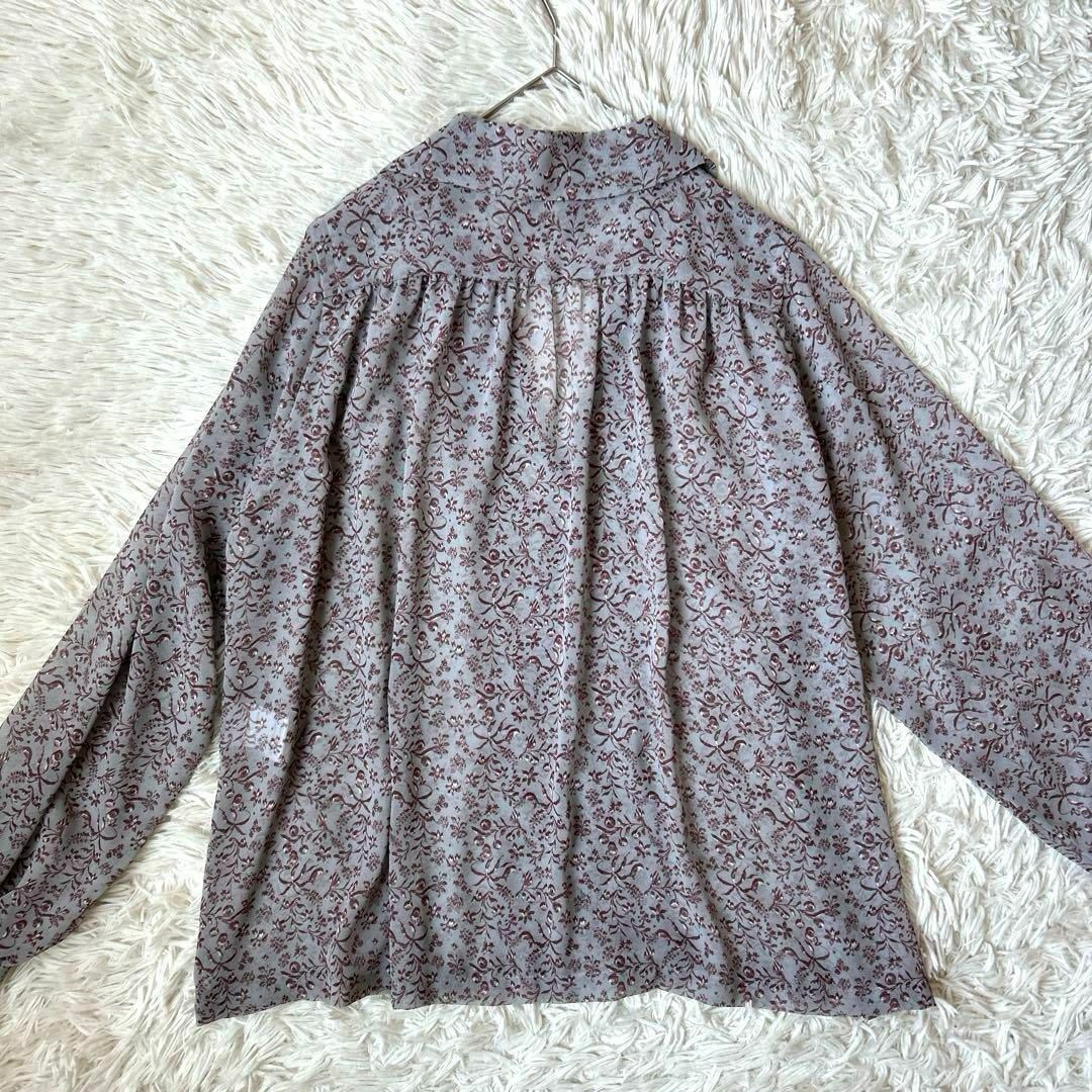 Needles - 美品 Needles ニードルス 花柄シフォンオープンカラー