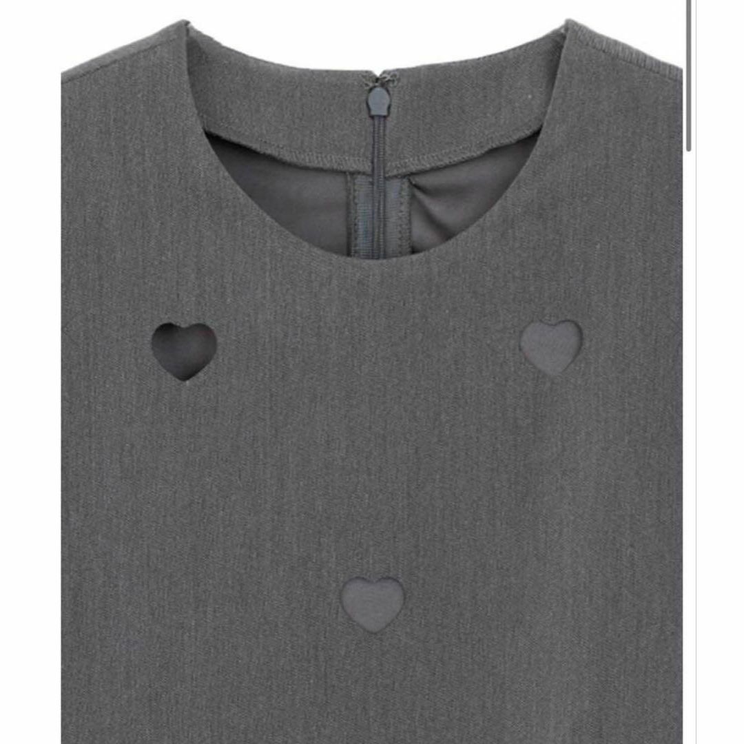 2025年冬【法人向けお歳暮】 Ameri VINTAGE - 新品 AMERI DOUBLE HEAT CUT HEART TOP グレー 靴