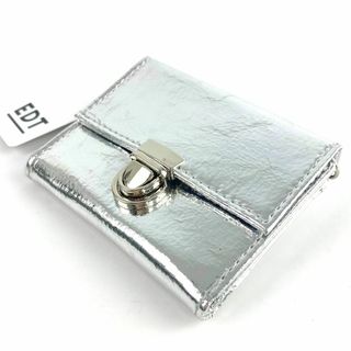 EDT 3つ折り財布 小銭入れ シルバー ショルダーバッグ(財布)