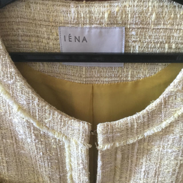 IENA(イエナ)のIENA ツイード ノーカラージャケット レディースのジャケット/アウター(ノーカラージャケット)の商品写真