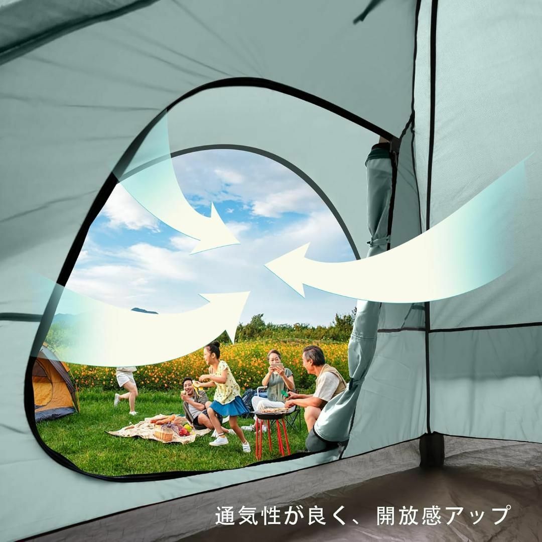 Amazon.co.jp: UNP 1-2人用 キャンプテント 軽量 ドーム型