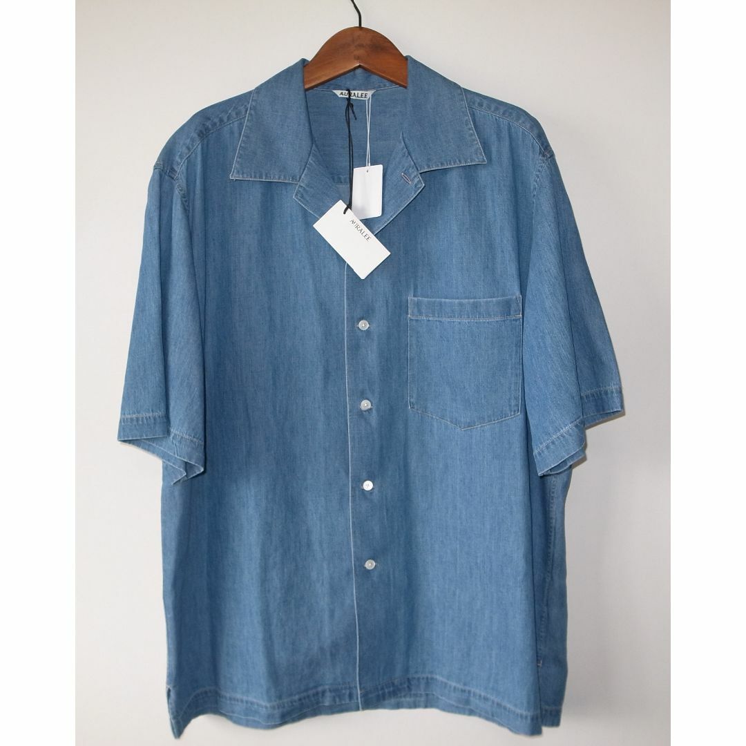 AURALEE オーラリー 25SS SELVEDGE LIGHT OZ DENIM SHIRT デニム