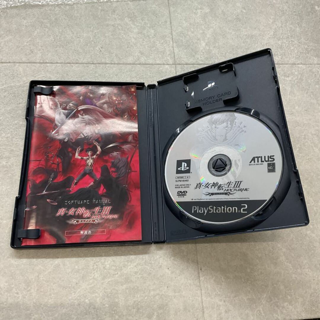 PlayStation 2/プレイステーション 2/プレステ 2/PS 2 アトラス ATLUS ノクターン 真・女神転生3 -NOCTURN マニアクス ソフト/■ エンタメ/ホビーのゲームソフト/ゲーム機本体(家庭用ゲームソフト)の商品写真