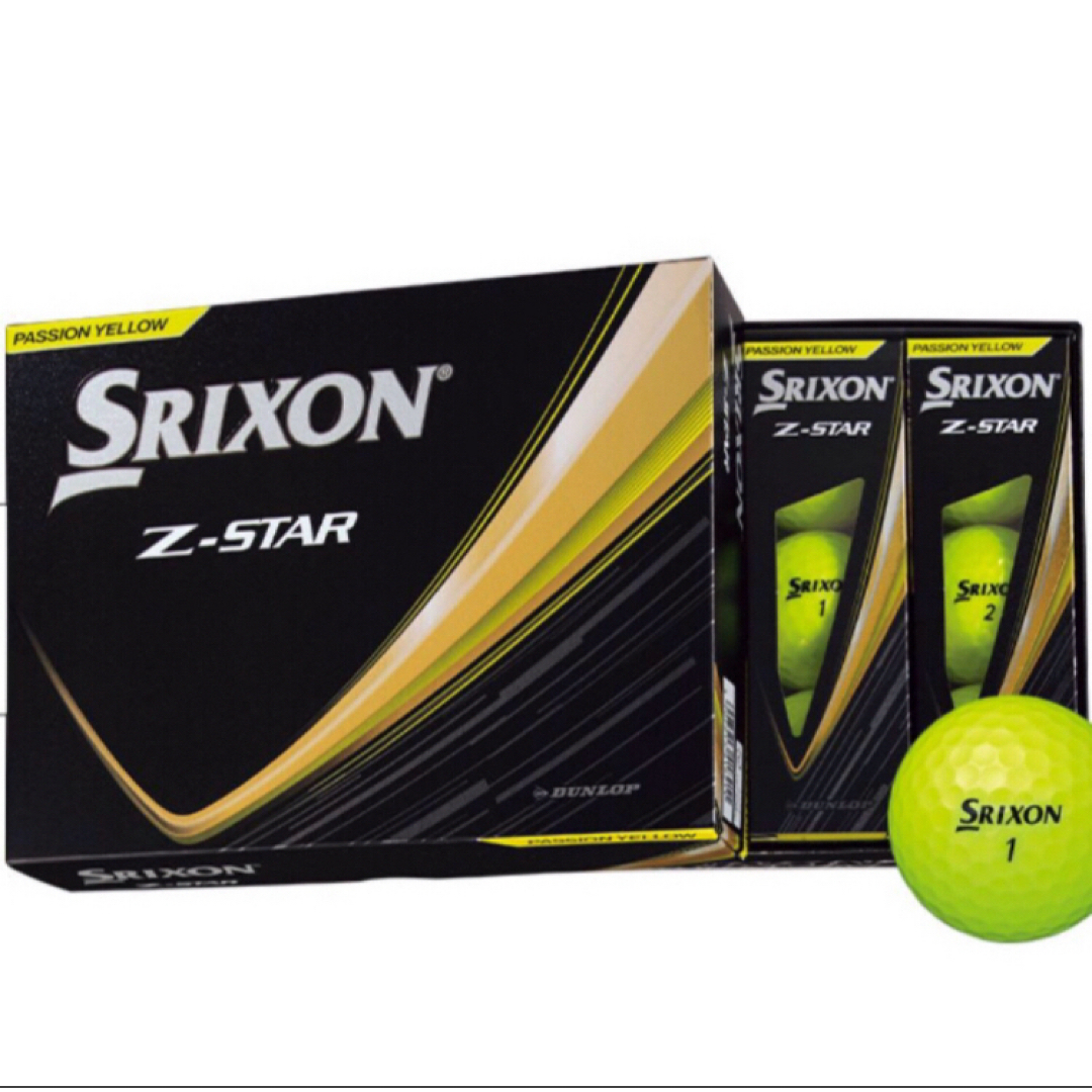 Srixon(スリクソン)のスリクソン z star イエロー 1ダース スポーツ/アウトドアのゴルフ(その他)の商品写真
