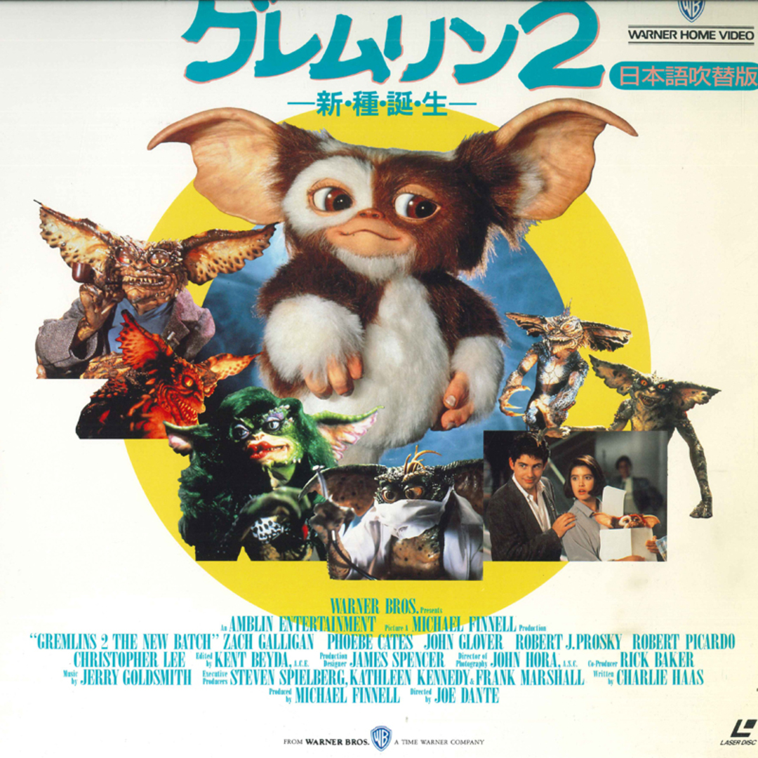 LASERDISC Movie グレムリン2 - 新・種・誕・生 - 日本語吹替版 NJDL11886 WARNER /00600 エンタメ/ホビーのエンタメ その他(その他)の商品写真