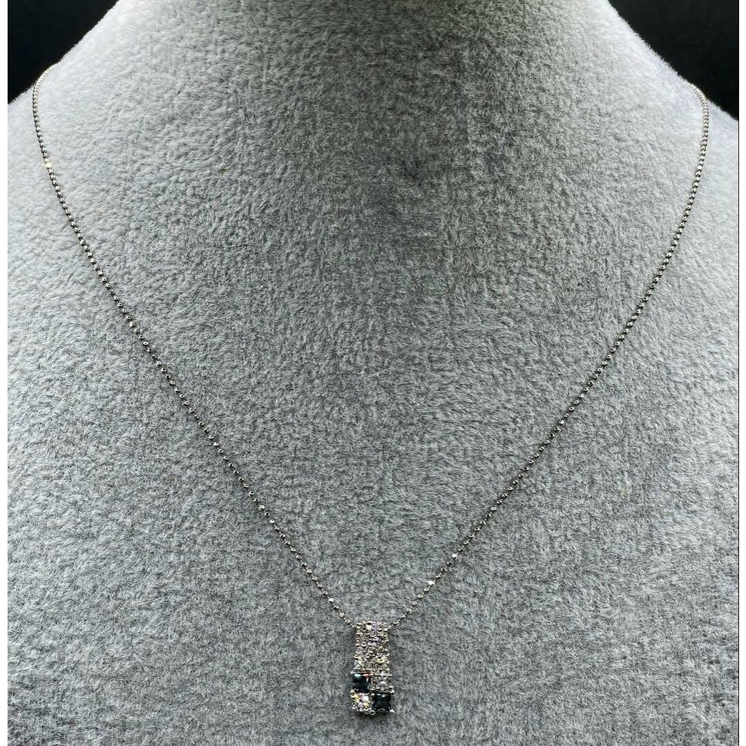 JE332☆高級 ブラジル産アレキ0.24ct D pt ネックレス GIA鑑付の